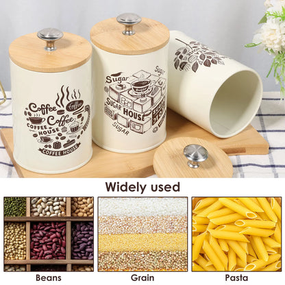 Vintage Kitchen Storage Canister Set