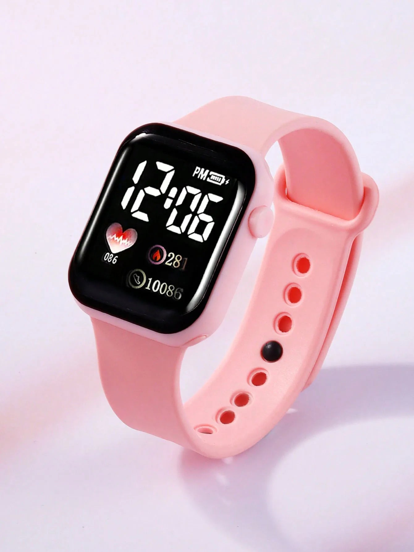 Love Pattern Electronic Watch