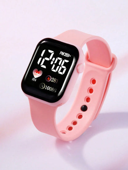 Love Pattern Electronic Watch
