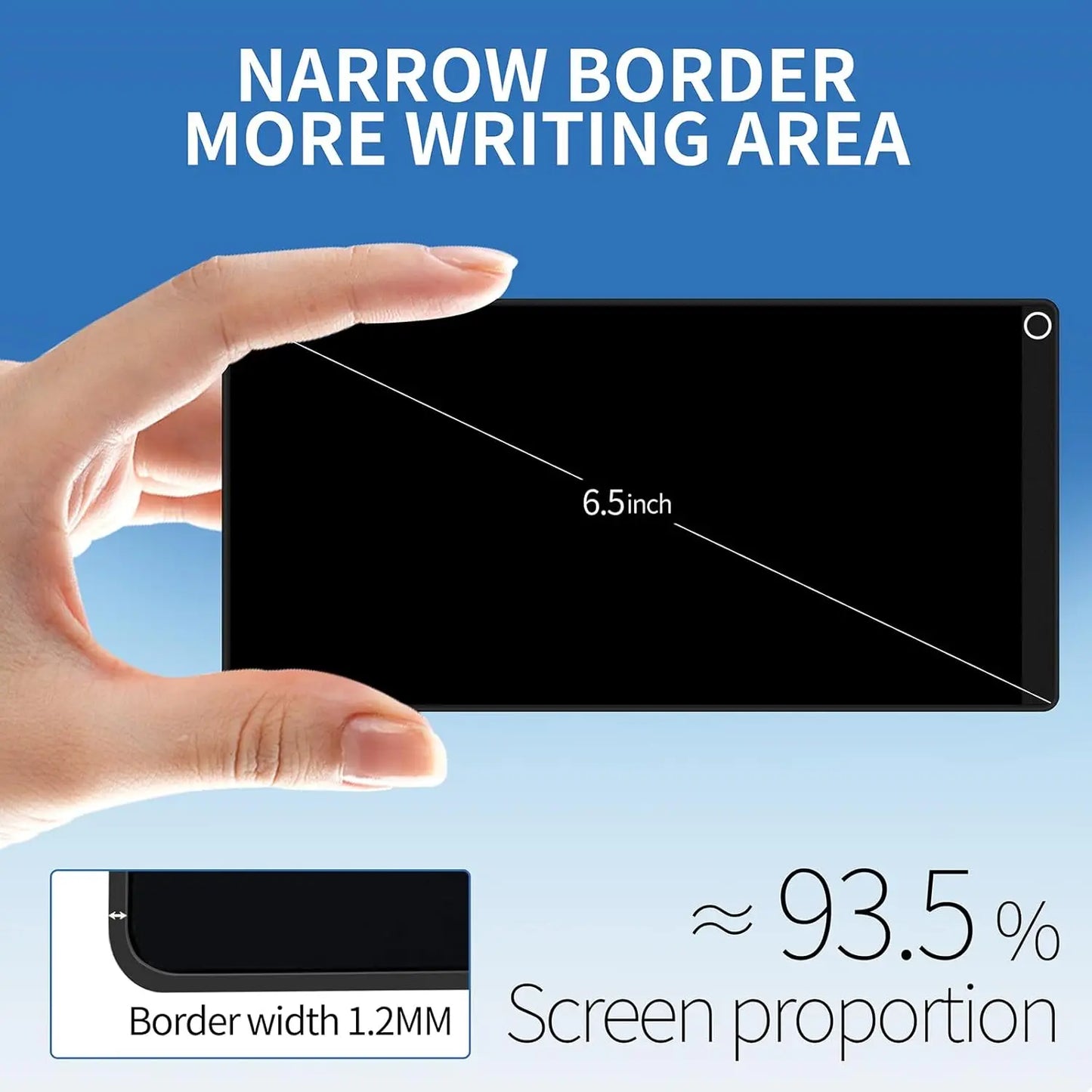 6.5" Full Screen LCD Portable Writing Tablet