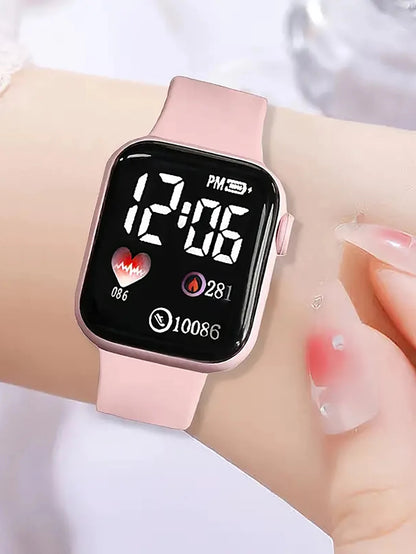 Love Pattern Electronic Watch