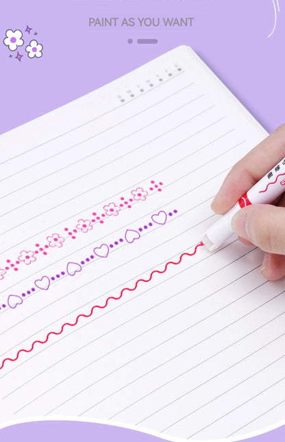 Line Shape Highlighter Pen