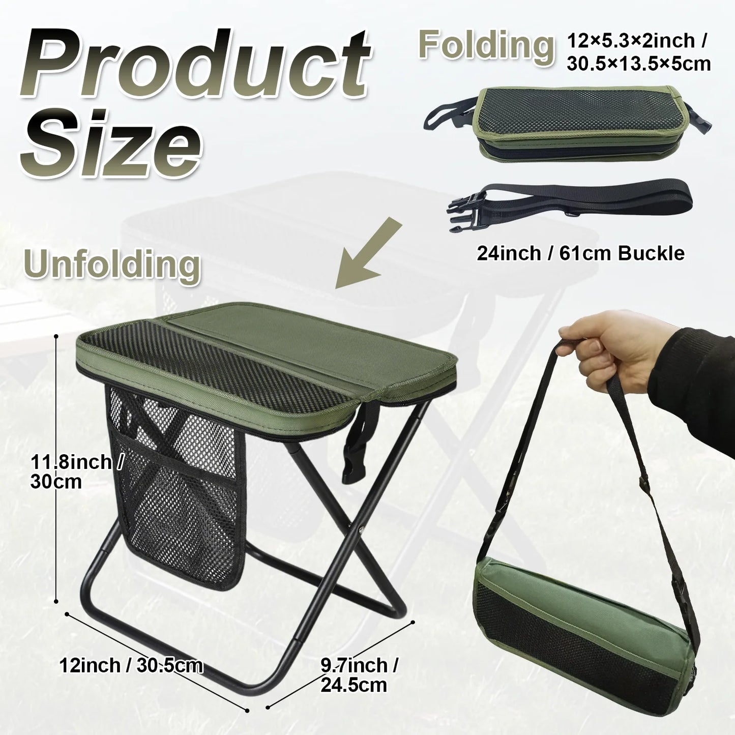 Foldable Backpack Stool