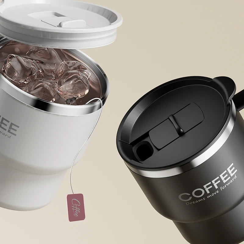 Steel Double-Wall Insulated Coffee Cup