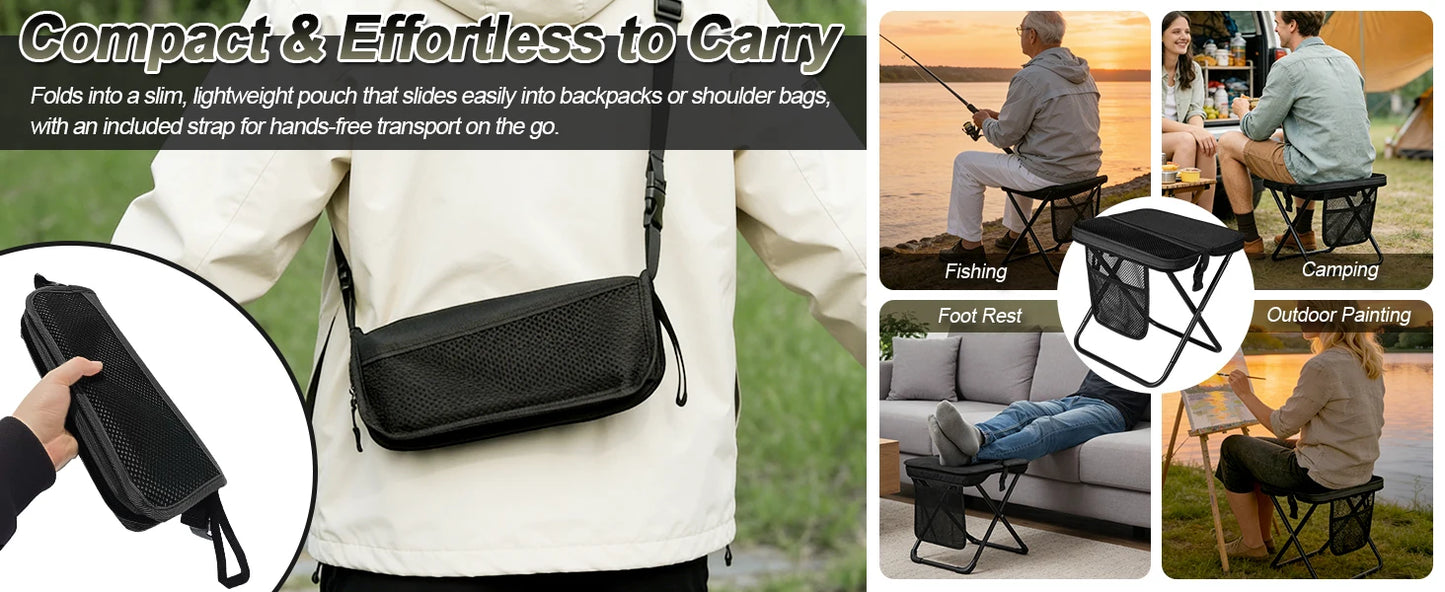 Foldable Backpack Stool