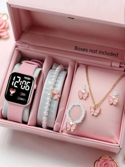 Love Pattern Electronic Watch