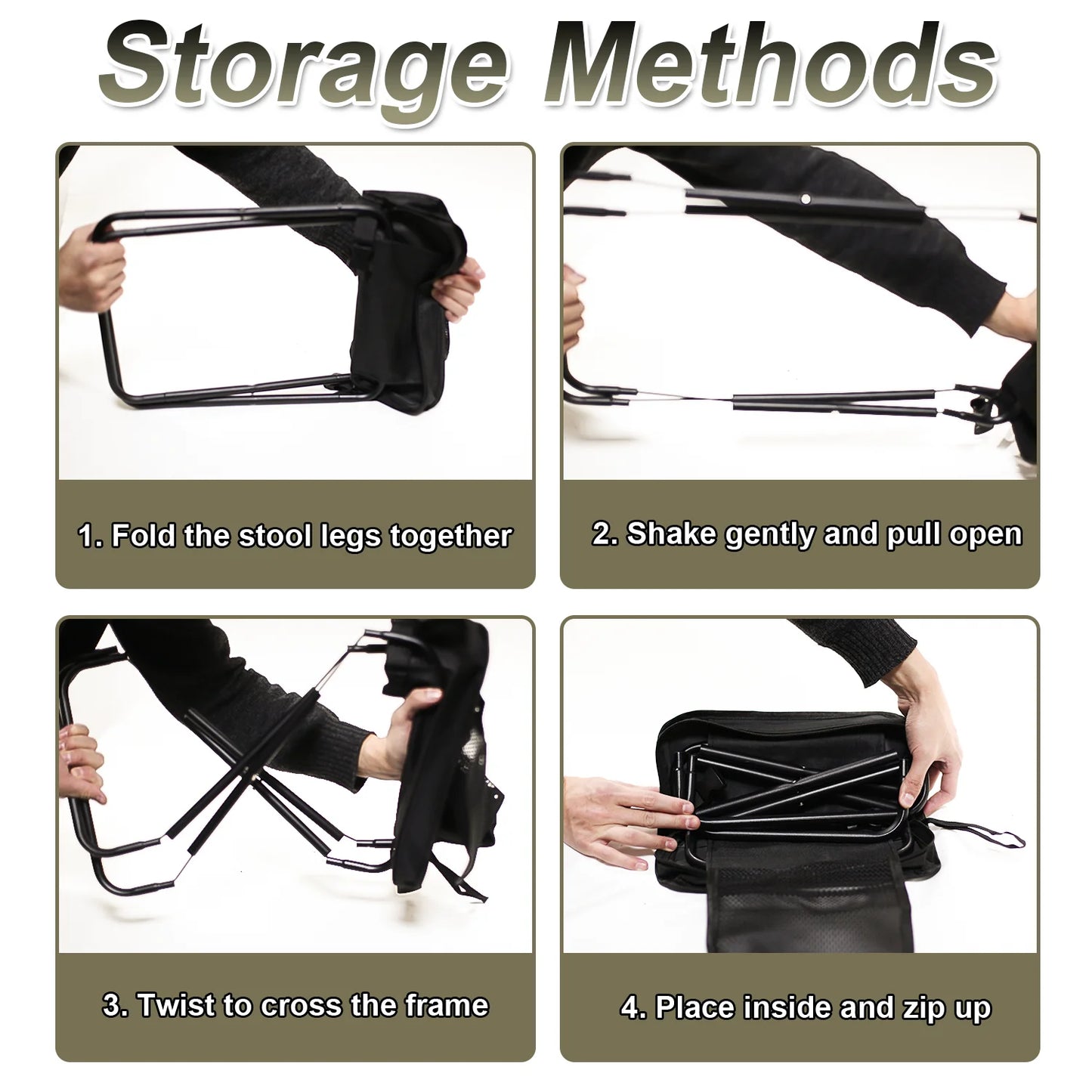 Foldable Backpack Stool