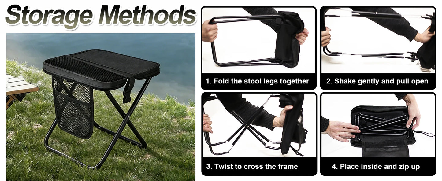 Foldable Backpack Stool