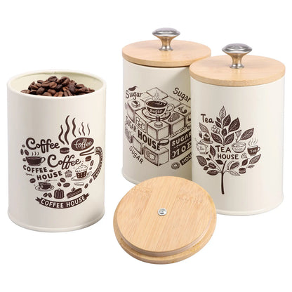 Vintage Kitchen Storage Canister Set