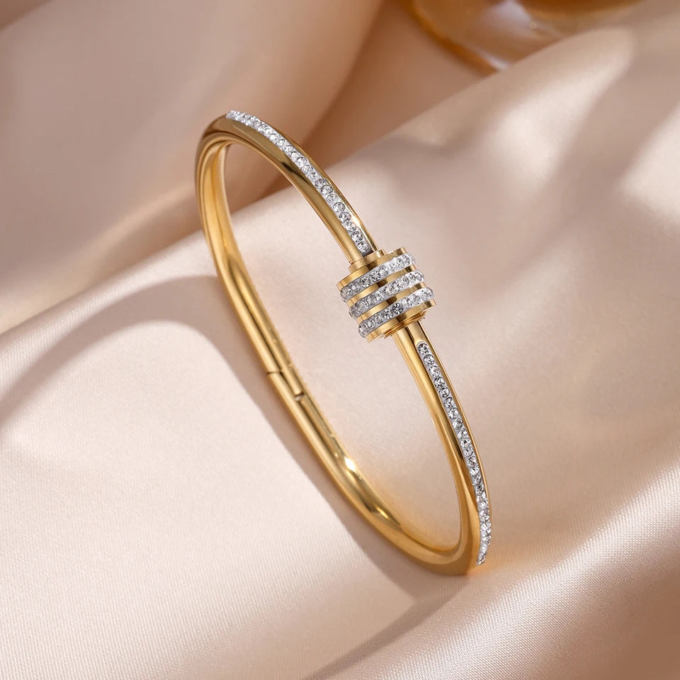 AKOL Zirconia Bangle