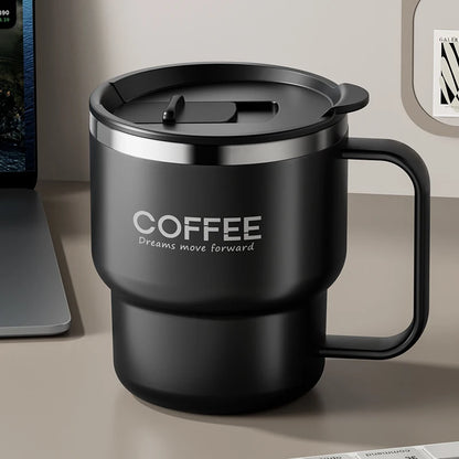 Steel Double-Wall Insulated Coffee Cup