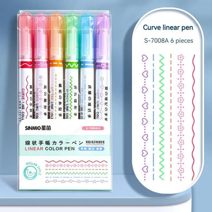 Line Shape Highlighter Pen