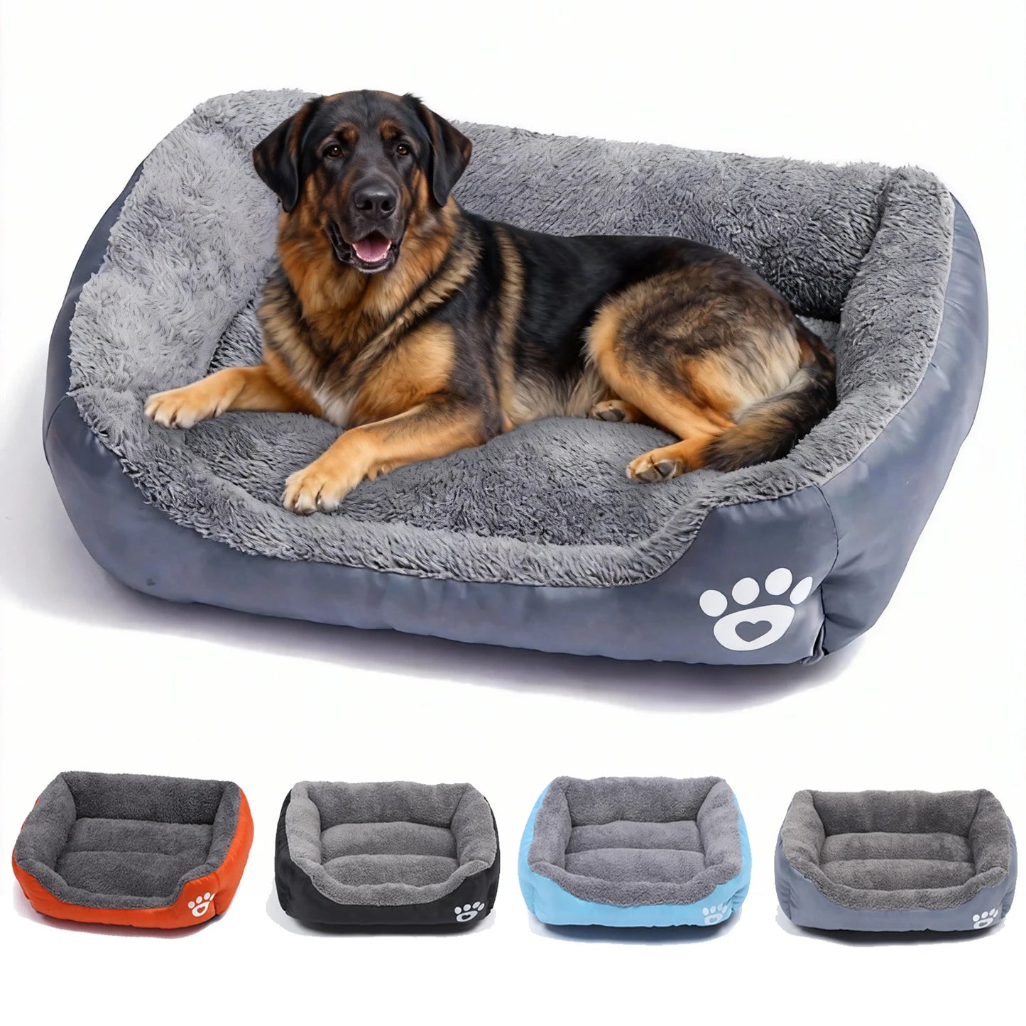 Cozy Plush Dog Bed
