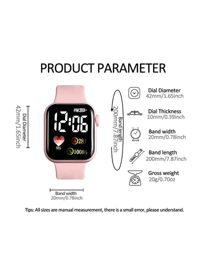 Love Pattern Electronic Watch