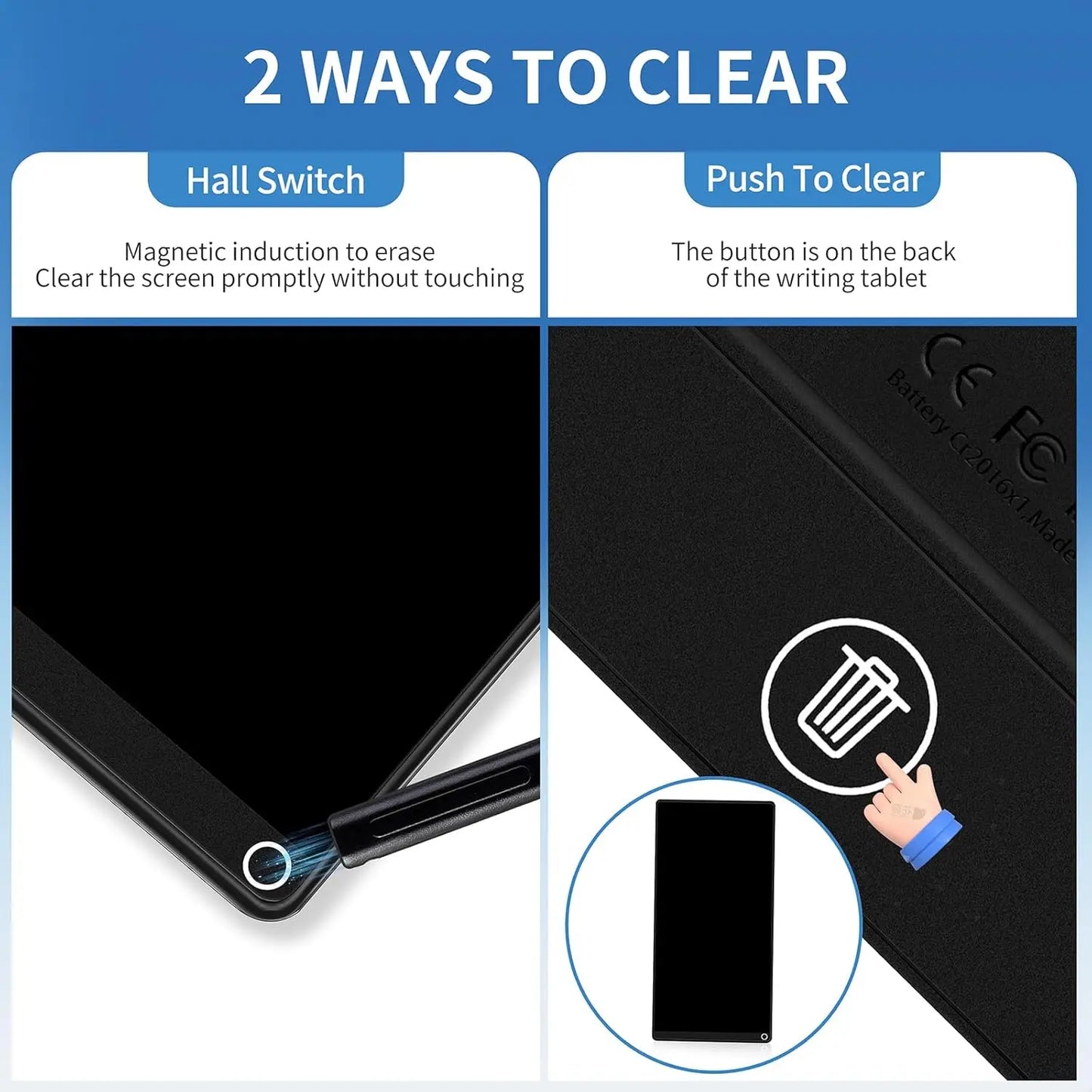 6.5" Full Screen LCD Portable Writing Tablet