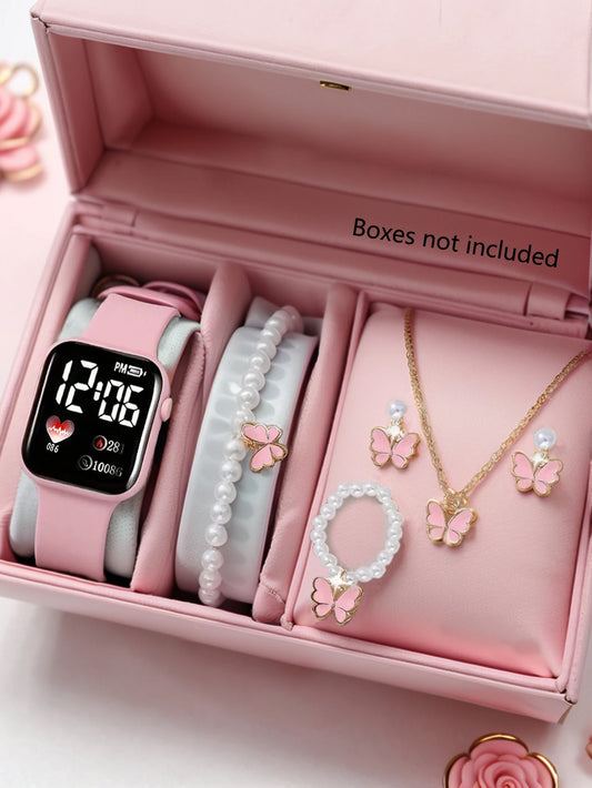 Love Pattern Electronic Watch