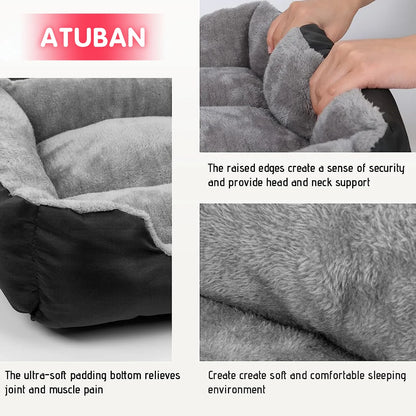 Cozy Plush Dog Bed