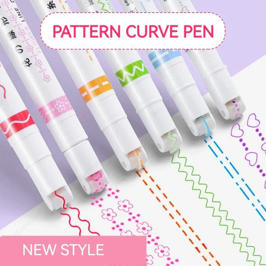Line Shape Highlighter Pen