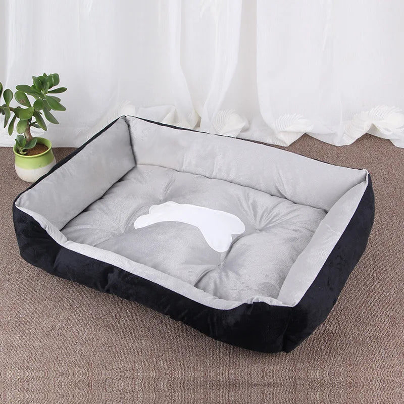 Cozy Plush Dog Bed