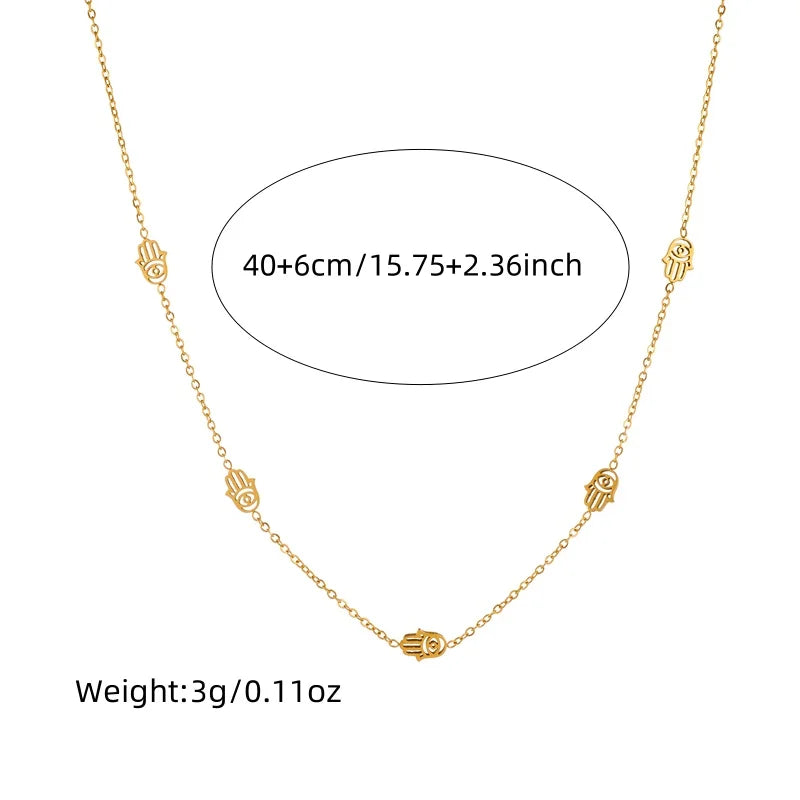 Tree of Life Turquoise Golden Necklace