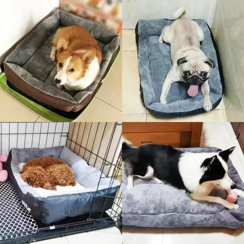 Cozy Plush Dog Bed