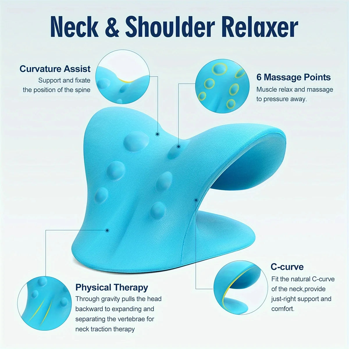 Neck and Shoulder Relaxer Pillow