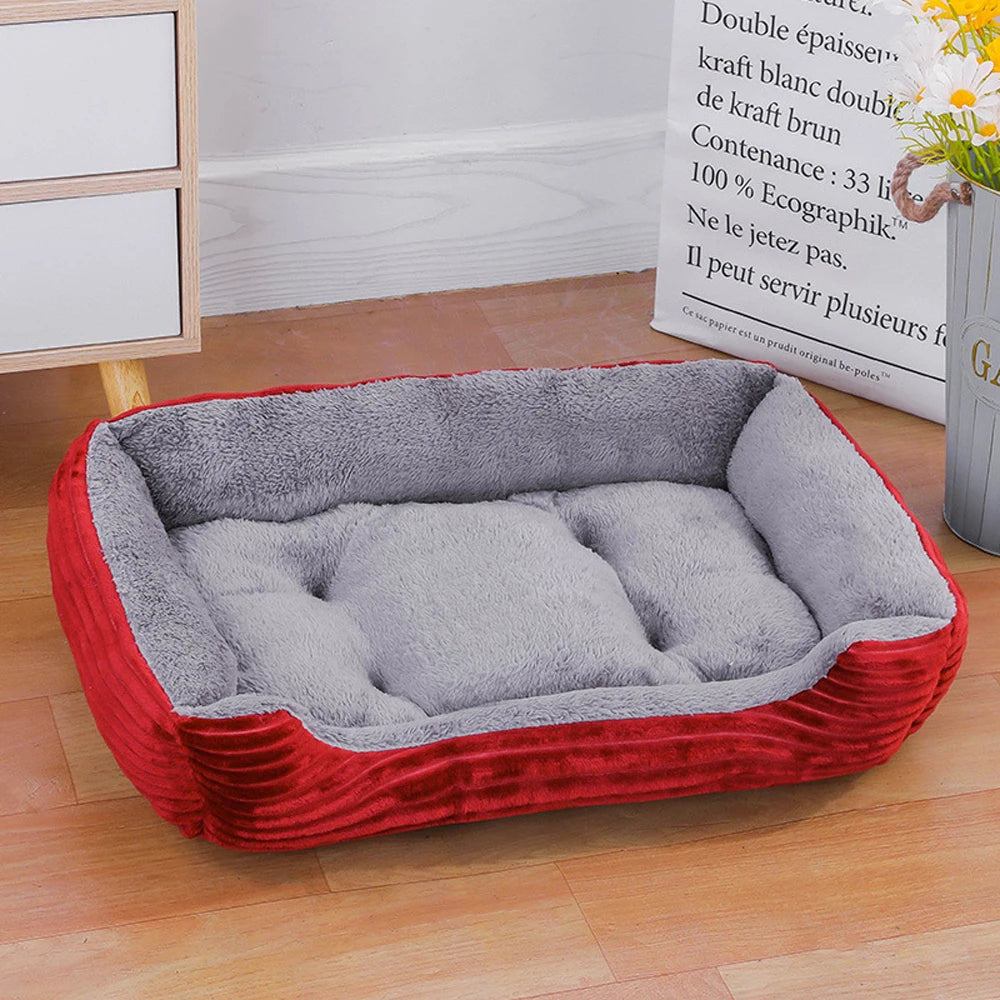 Cozy Plush Dog Bed