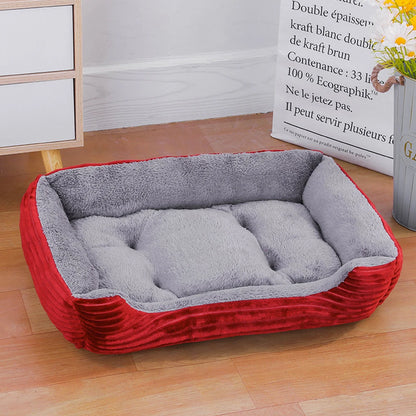 Cozy Plush Dog Bed