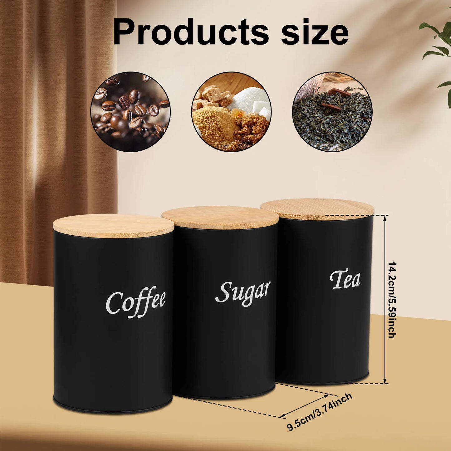 Vintage Kitchen Storage Canister Set