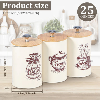 Vintage Kitchen Storage Canister Set