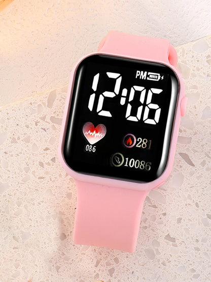 Love Pattern Electronic Watch