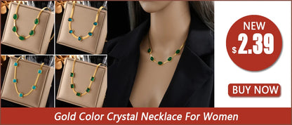 Tree of Life Turquoise Golden Necklace