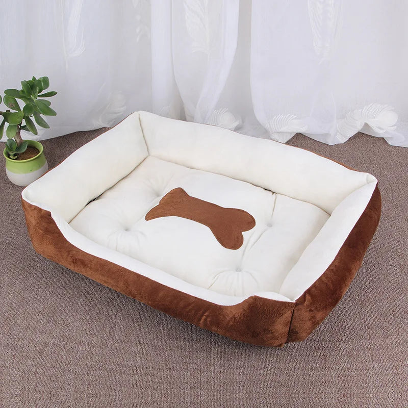 Cozy Plush Dog Bed