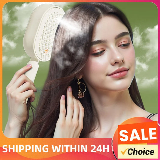 Electric Steam Brush with Water Spray