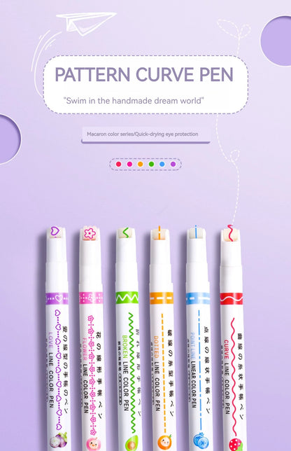 Line Shape Highlighter Pen
