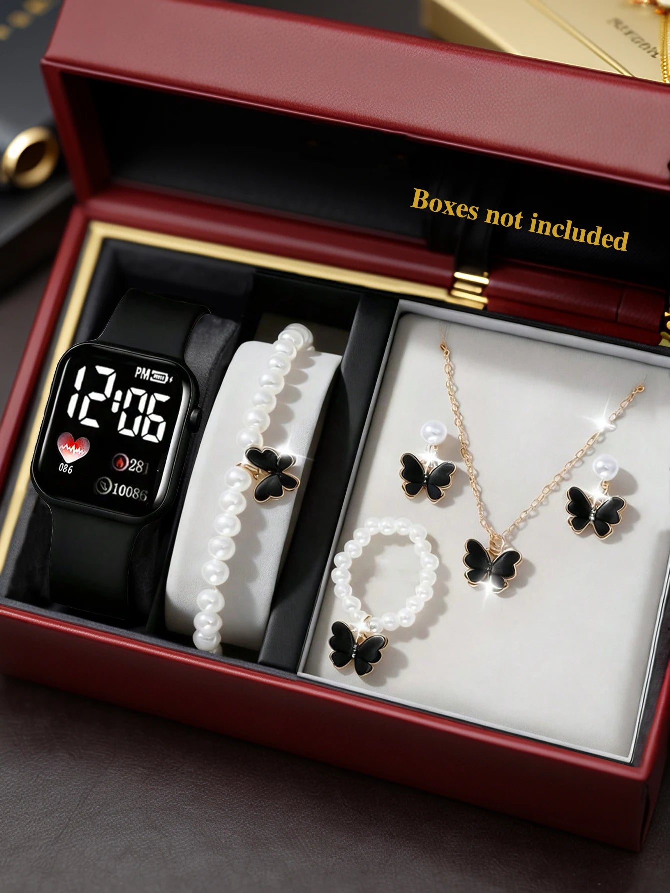 Love Pattern Electronic Watch