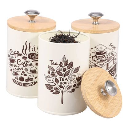 Vintage Kitchen Storage Canister Set