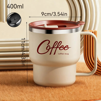 Steel Double-Wall Insulated Coffee Cup